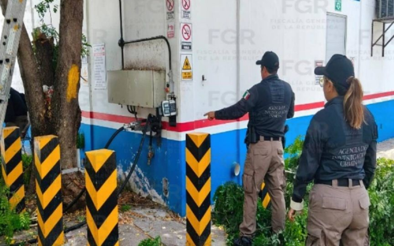 Aseguran más de 2 mil litros de gas LP en toma clandestina del puerto de Veracruz