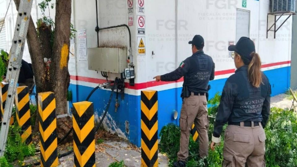 Aseguran más de 2 mil litros de gas LP en toma clandestina del puerto de Veracruz