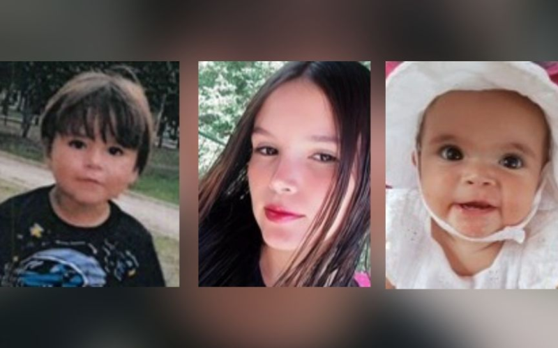 D*saparecen tres hermanos en Sinaloa; entre ellos, una bebé y un niño