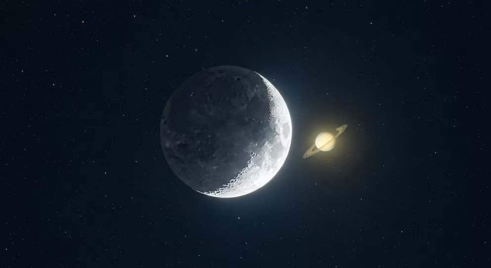 Luna y Saturno se unen en el cielo esta noche: cómo y a qué hora verlos desde México