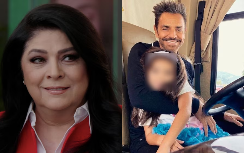 Victoria Ruffo defiende a hija de Eugenio Derbez tras ataques por el físico similar a él: “Están refeos a esa edad”