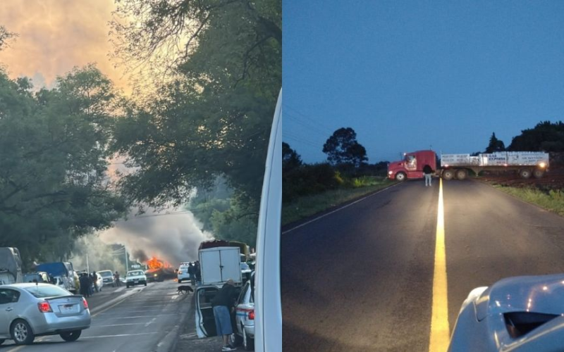 Michoacán amanece con 11 bloqueos carreteros tras operativo federal contra el CJNG