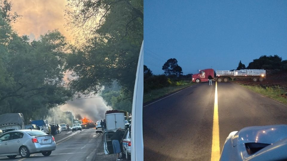 Michoacán amanece con 11 bloqueos carreteros tras operativo federal contra el CJNG