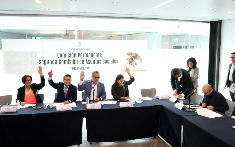 Aprueba Comisión de Asuntos Sociales de la Permanente diez dictámenes sobre salud, agua, niñez, medio ambiente y empleo