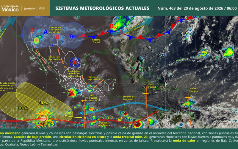 PROTECCIÓN CIVIL MANTIENE VIGILANCIA ANTE PRONÓSTICO DE LLUVIAS Y CHUBASCOS EN LA REGIÓN SURESTE DE COAHUILA