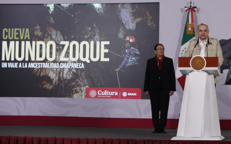 En Cueva Mundo Zoque hallan 13 ofrendas y 179 restos arqueológicos: INAH; se ubica a 120 metros bajo tierra