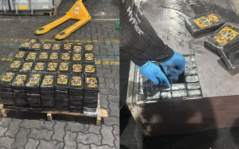 Decomisan una tonelada de c*caína en Ecuador que tenía como destino México