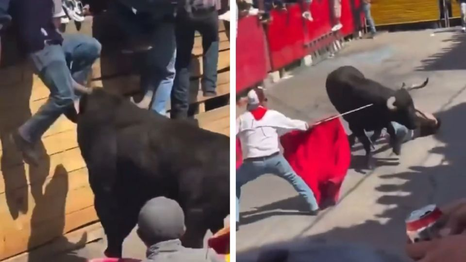 Un toro m*ta a un hombre de 29 años durante la Huamantlada en Tlaxcala; además, hay 11 personas heridas