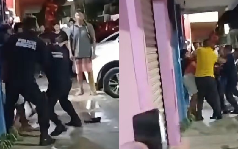Acusan g*lpiza de policías municipales contra ciudadanos en Cihuatlán, Jalisco, por no traer casco