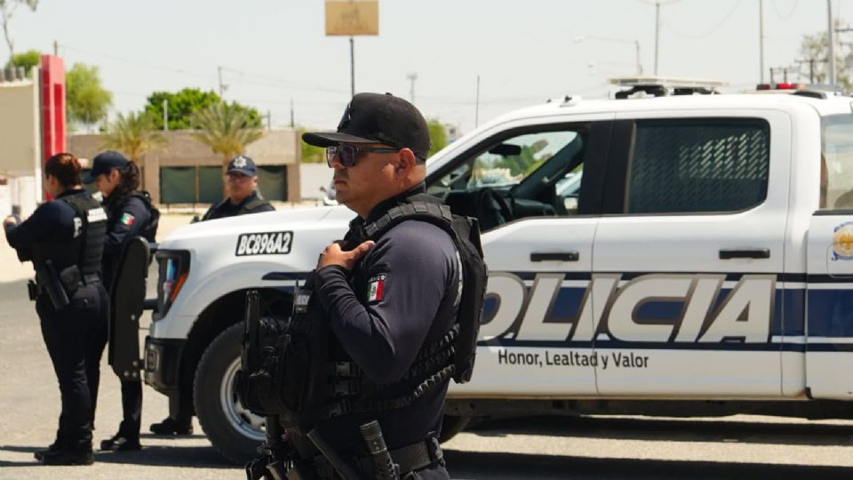 Gobierno de Marina del Pilar refuerza presencia policial en Mexicali tras alerta de seguridad de EU