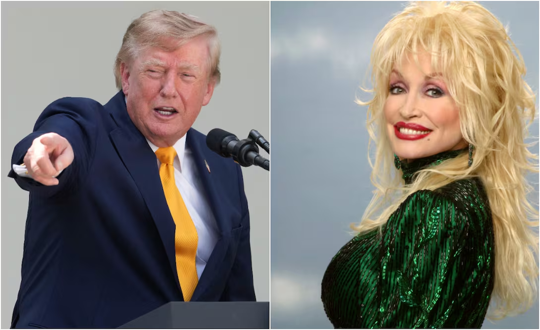 Tras la muert* de Dolly Parton, Donald Trump ordena bajar a media asta la bandera estadounidense