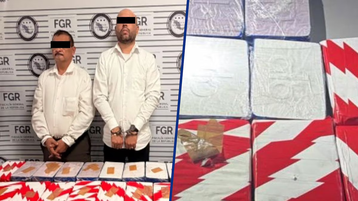 Usan autobús de pasajeros para traficar 18 kilos de fentanilo y heroína; droga fue oculta en el camarote