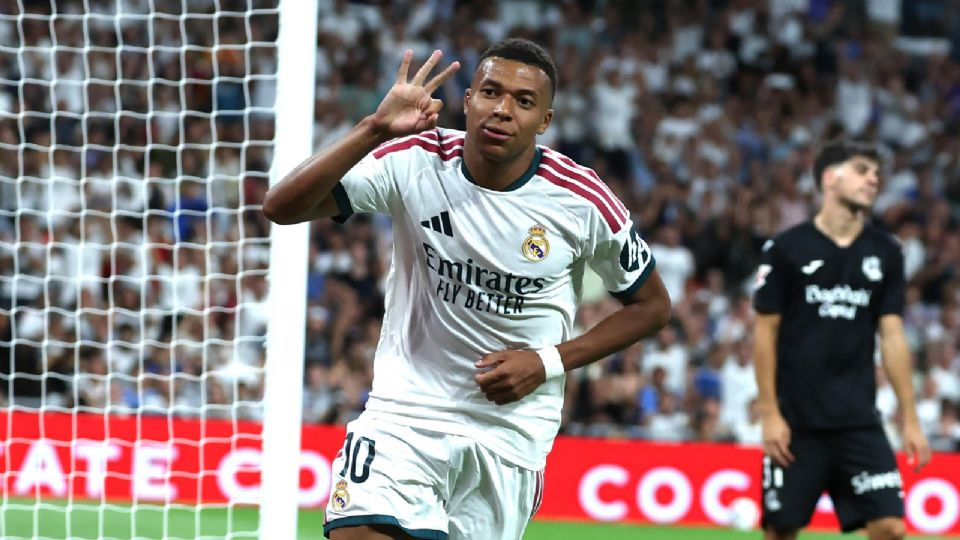 ¡Fenomenal! Mbappé se estrena con un triplete y lidera la goleada del Real Madrid en el reencuentro de Mourinho con el Bernabéu