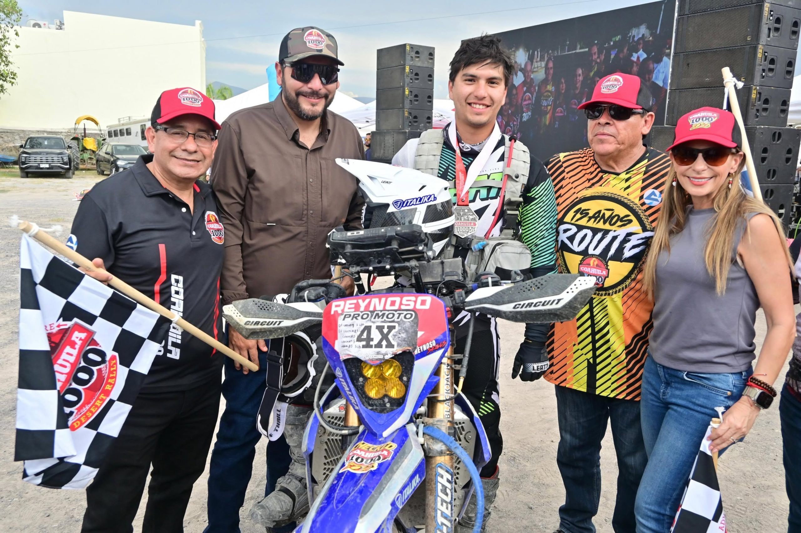 Reynoso conquista la meta de Coahuila 1000