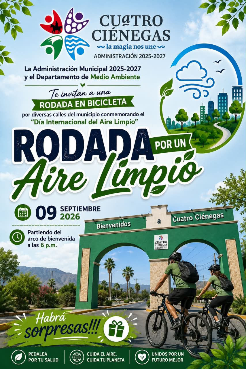 Invita 4C a Rodada por un Aire Limpio