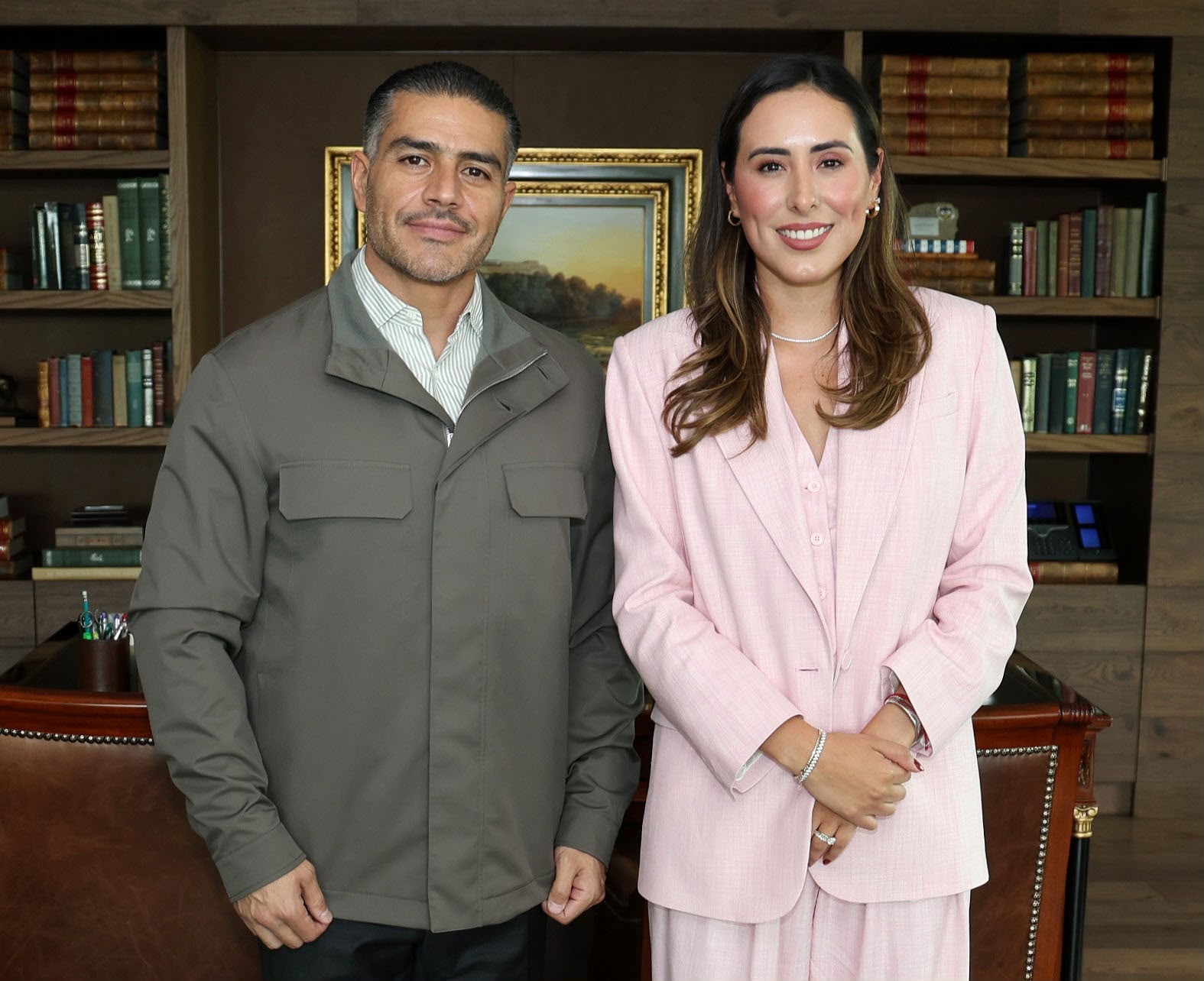 Dialogan Cecilia Guadiana y García Harfuch de seguridad