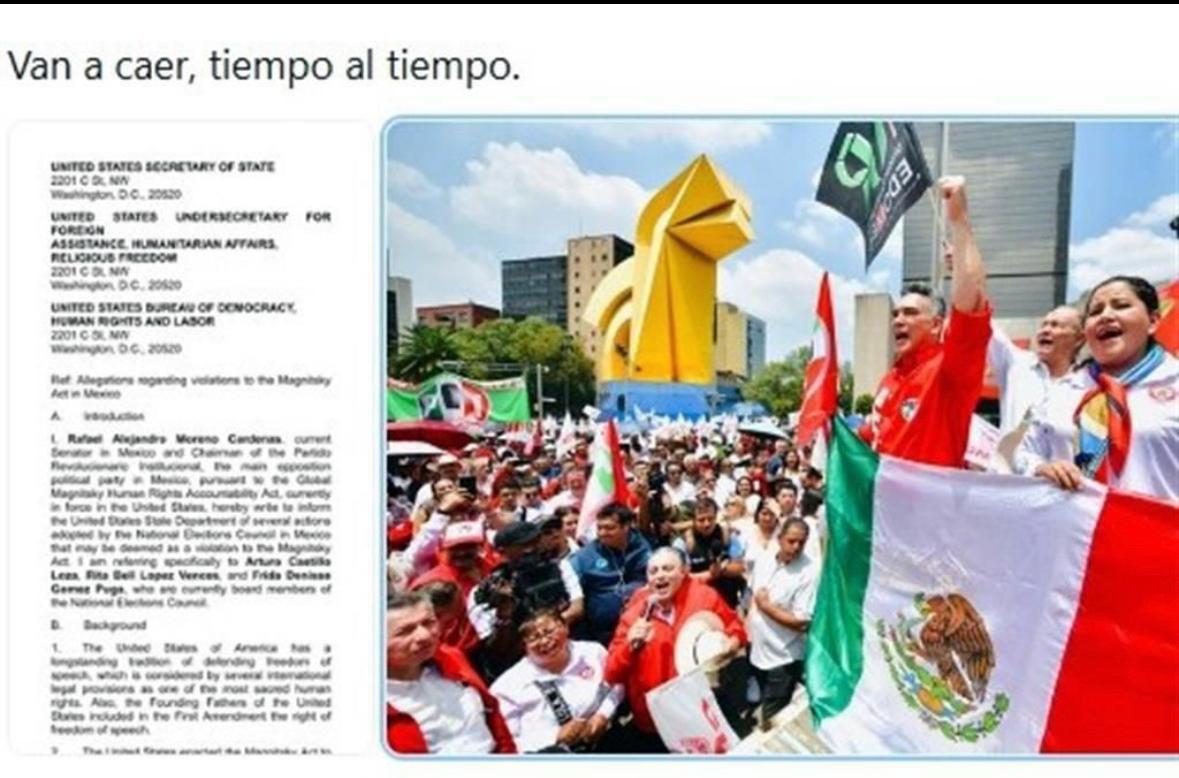 ORDENA INE NO LLAMAR A MORENA NARCO-PARTIDO