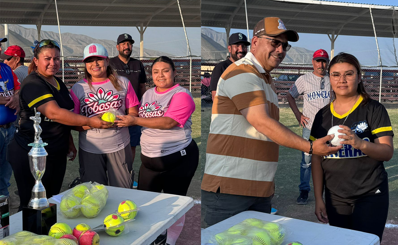 Inauguran tercera edición de la Liga Femenil de Softbol en Cuatro Ciénegas