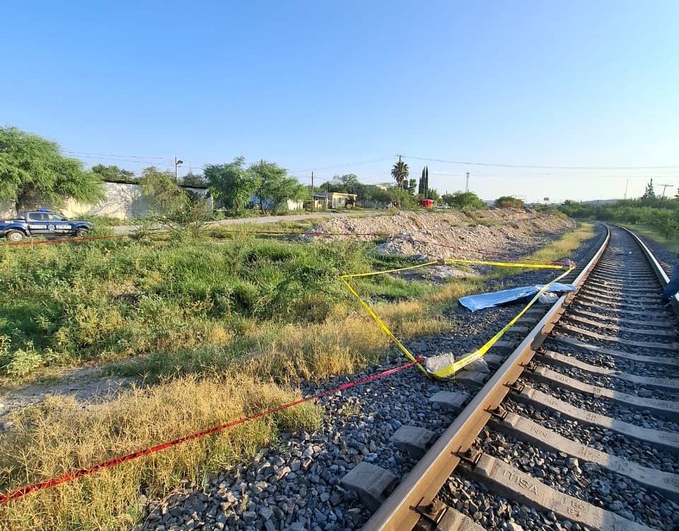 Muere castañense al ser golpeado por el ferrocarril