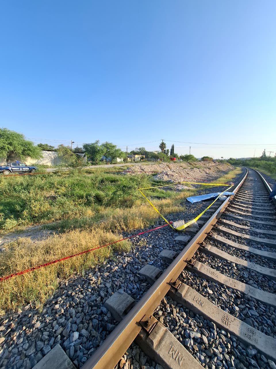 Muere castañense al ser golpeado por el ferrocarril