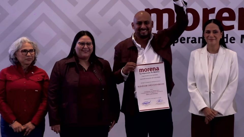 Elí César Cervantes, candidato morenista a gubernatura de SLP