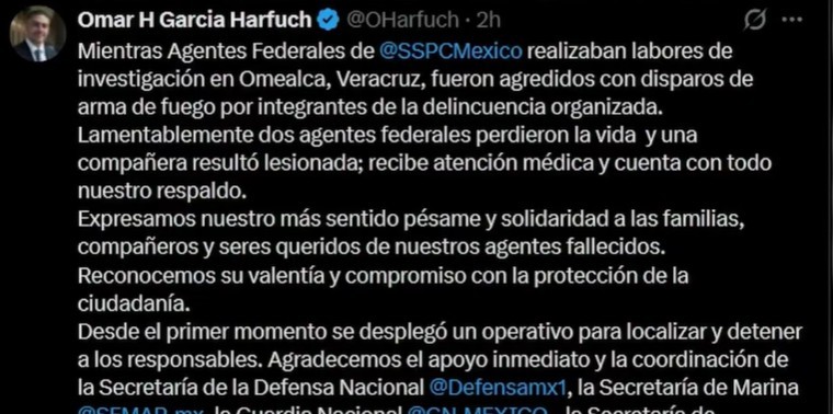 VERACRUZ SIN CONTROL: MATAN 2 AGENTES DE SSPC