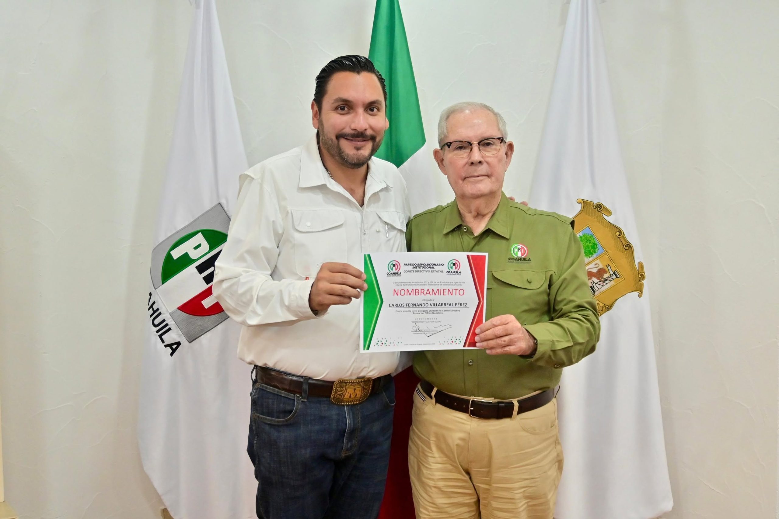 Entrega PRI delegaciones en Región Centro-Desierto
