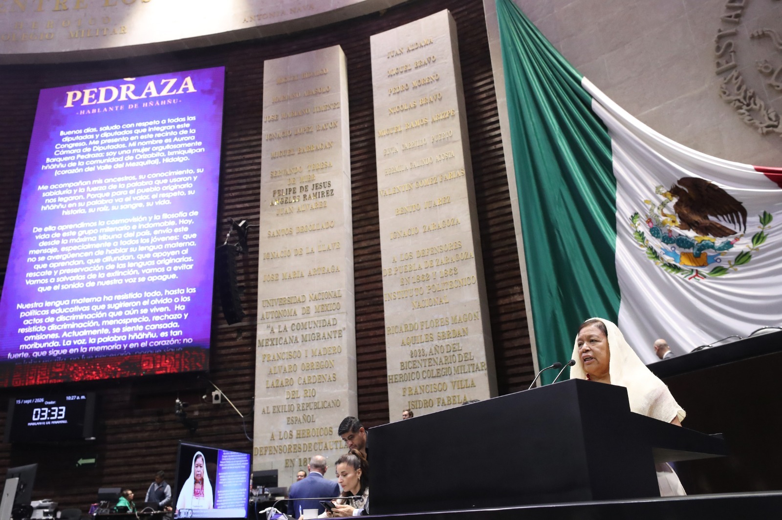 Para enfrentar el problema de las 68 lenguas no bastan discursos y leyes; se requiere presupuesto: hablante de hñahñu