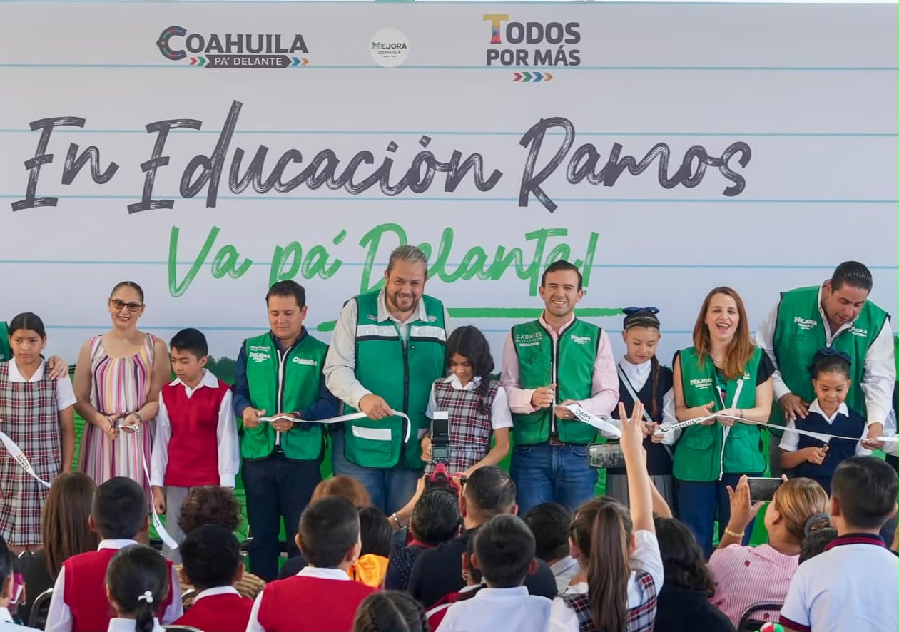 Fortalecen Estado y Municipio la educación en Ramos Arizpe