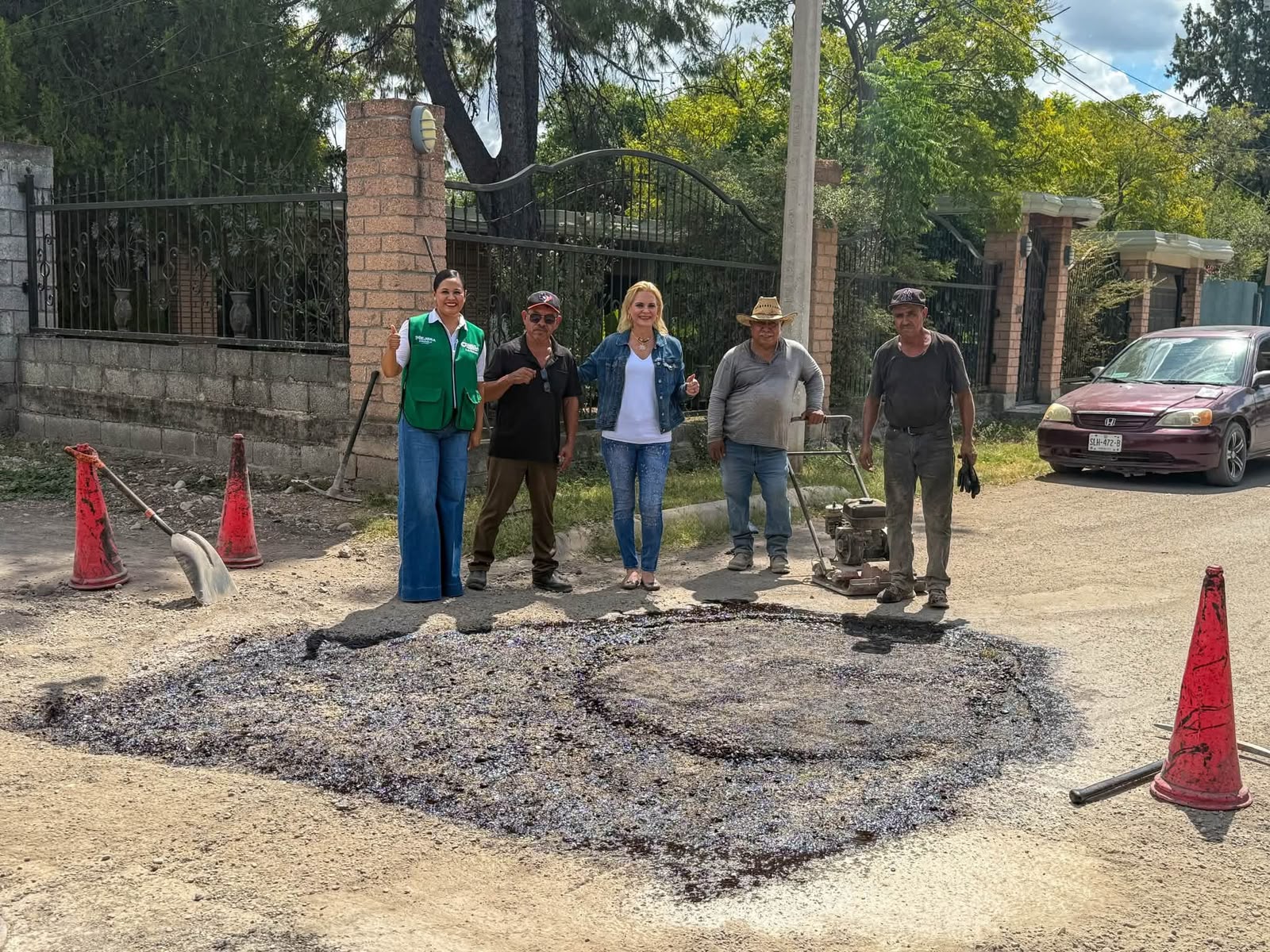 REDOBLAN ESFUERZOS CON CAMPAÑA PERMANENTE DE BACHEO EN MÚZQUIZ