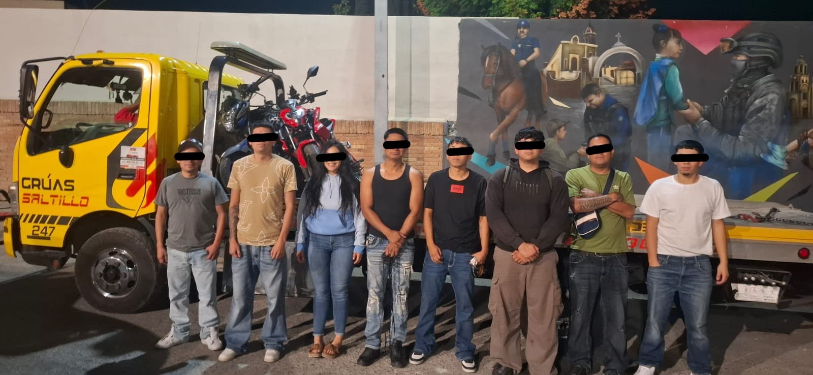 Detienen a once motociclistas por alterar el orden en Saltillo
