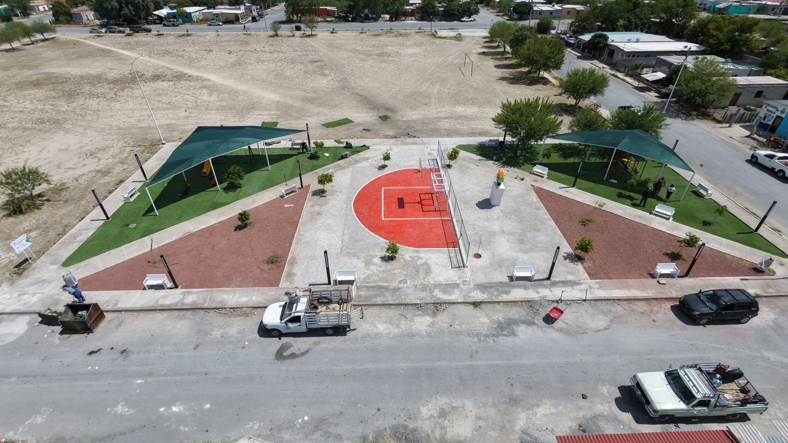 Inauguran plaza recreativa en la Colonia Nueva Esperanza