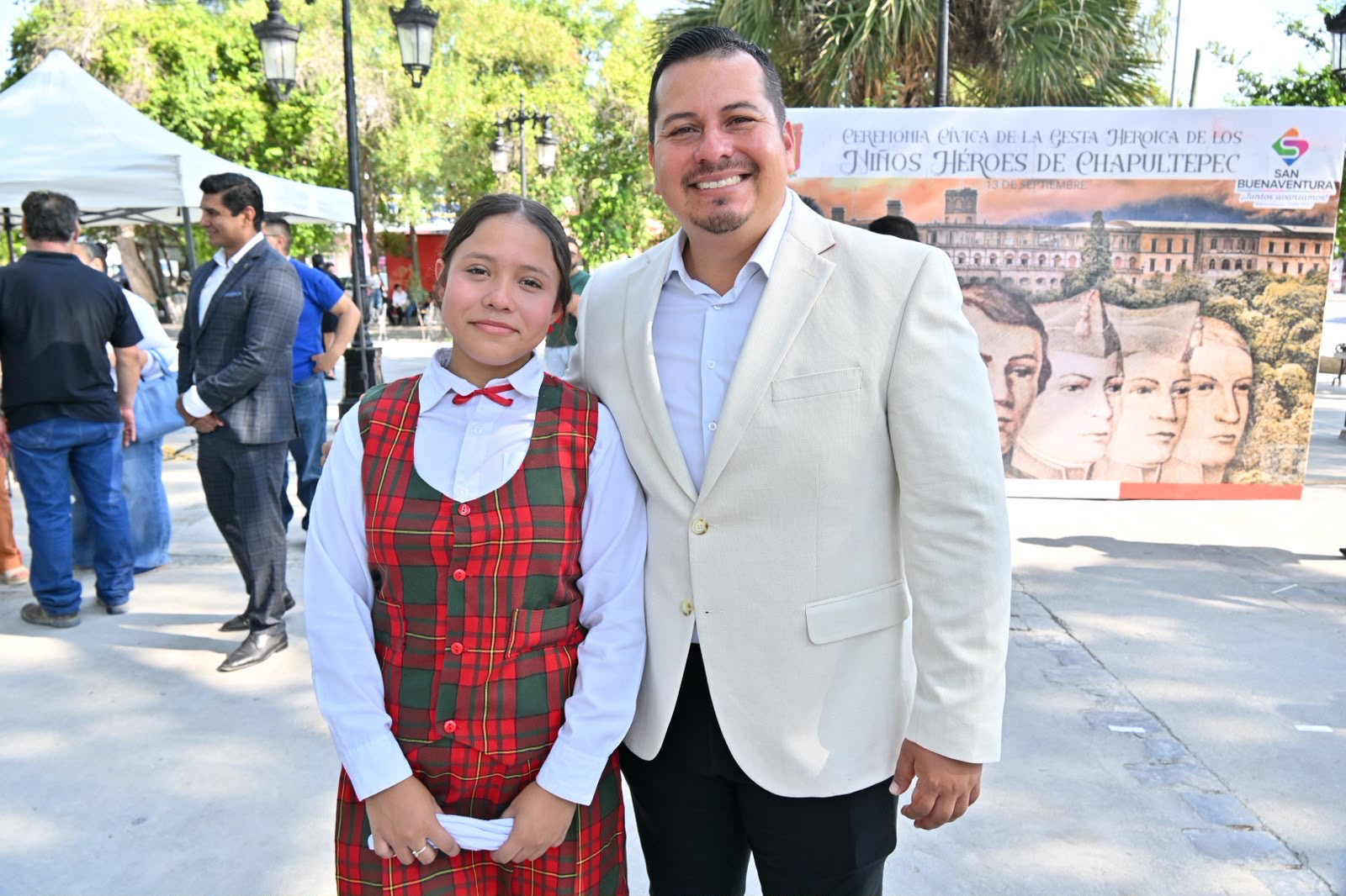 Conmemoran en San Buenaventura la gesta de los Niños Héroes