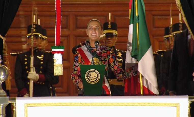 Da Sheinbaum segundo Grito de Independencia