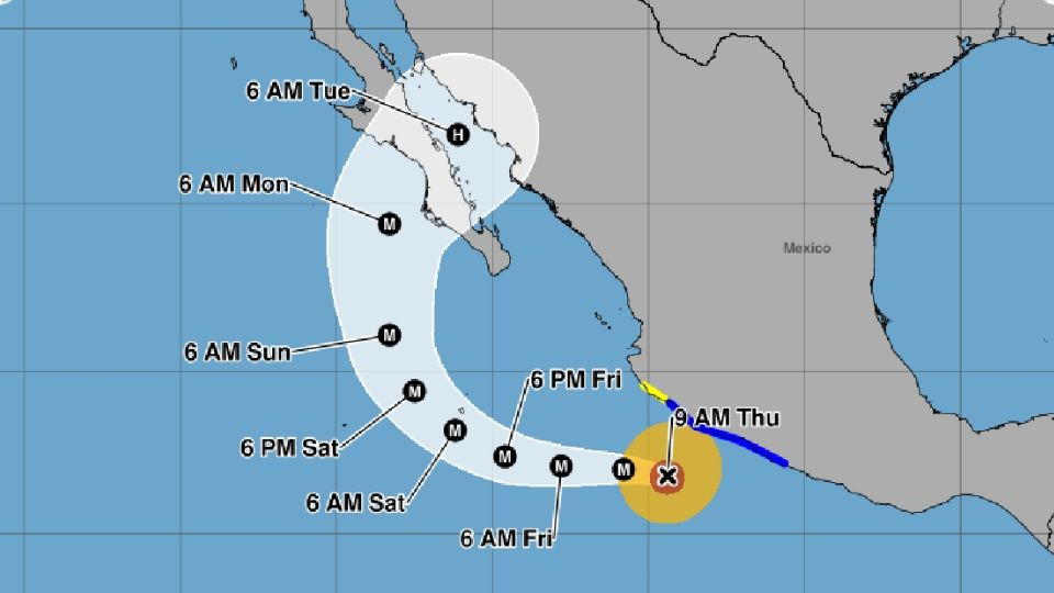 El huracán «Polo» es ahora categoría 4; podría tocar tierra en Baja California Sur