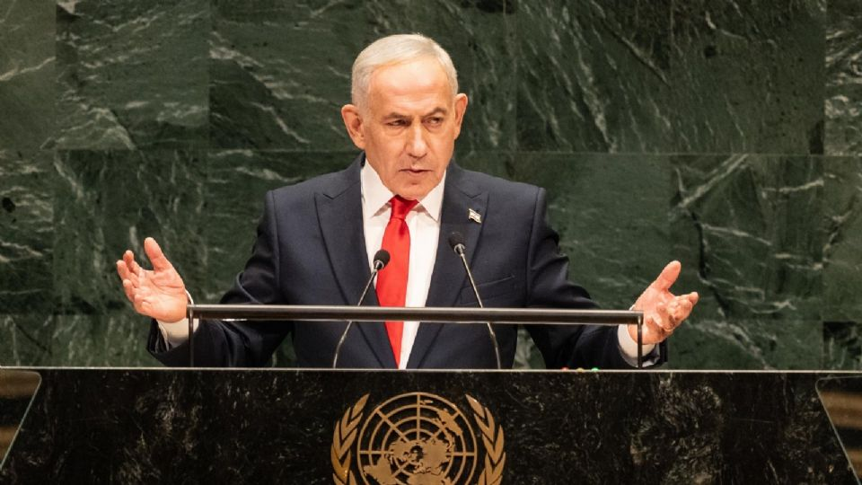 Netanyahu llama «cobardes morales» a representantes que abandonaron la Asamblea General de la ONU previo a su discurso