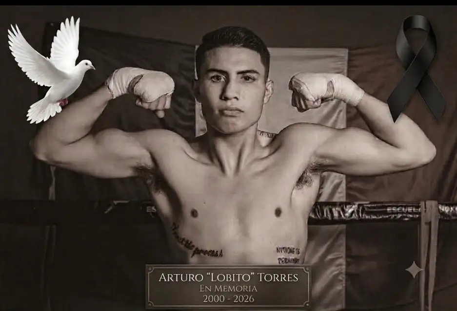 Muer3 Arturo “Lobito” Torres a los 26 años, seis días después de desplomarse en el ring
