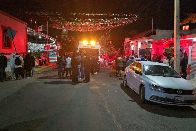 Intentan qu3mar vivos a dos hombres tras un asalto frustrado en Tlaxcala