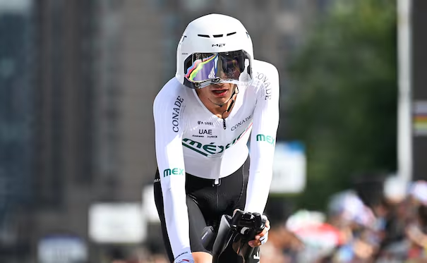 Isaac del Toro se queda a un paso del podio; termina en la quinta posición del Campeonato Mundial de Ciclismo