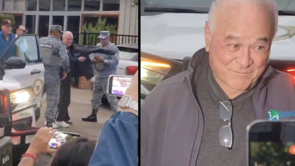 El exgobernador Ernesto Ruffo llega a su casa en Ensenada tras un viaje de casi 40 horas