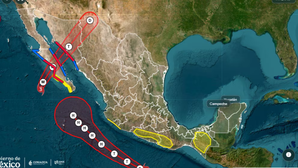 Tormenta tropical Rachel apunta a convertirse en huracán: ¿Qué estados de México afectará?»