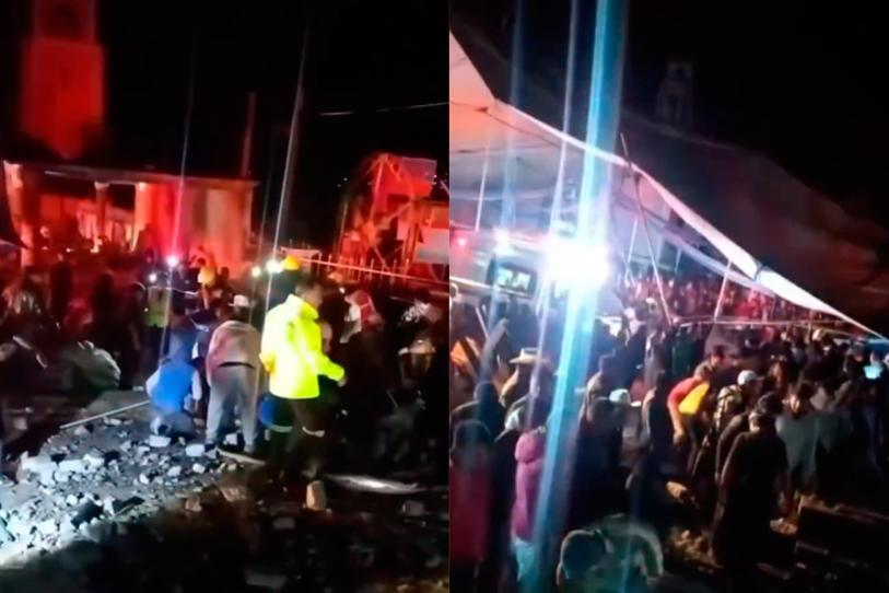 Al menos nueve muert*s y más de 40 heridos tras explosión de pirotecnia en Temascalcingo
