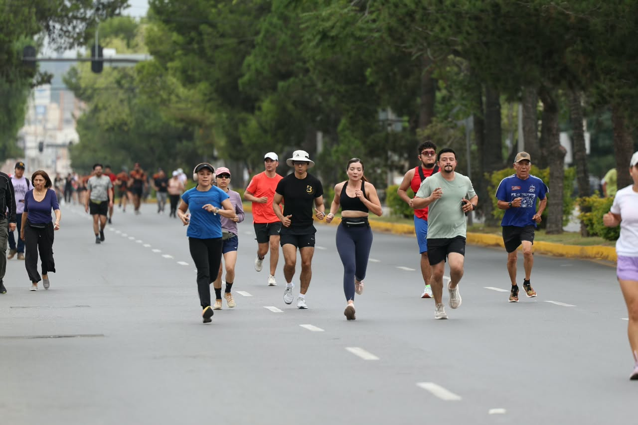Asisten con buen clima a la Ruta Recreativa