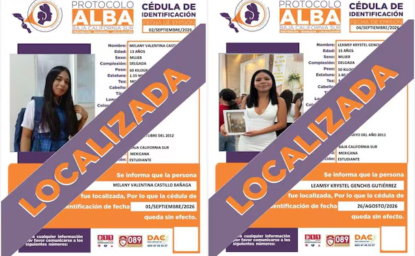 Localizan con vida a dos adolescentes d*saparecidas en Cabo San Lucas, BCS; se ausentaron por voluntad propia