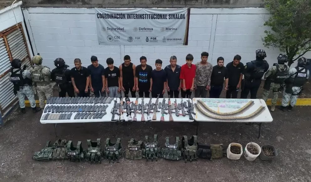 Detienen a 11 de Los Chapitos en Sinaloa: los ligan con “El Casco” y el secuestro de mineros en La Concordia