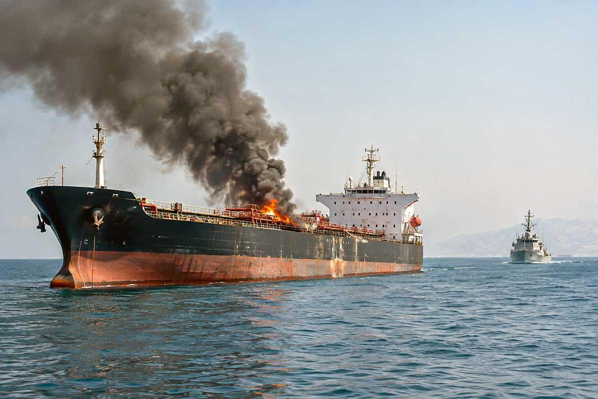 Irán reporta un muert* tras ataque contra uno de sus barcos en Ormuz