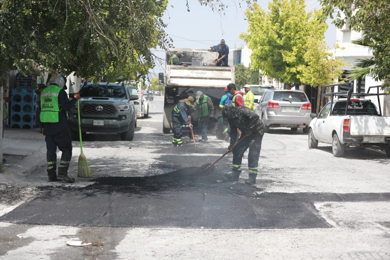 Mantiene Javier Díaz ritmo de trabajo en rehabilitación de vialidades