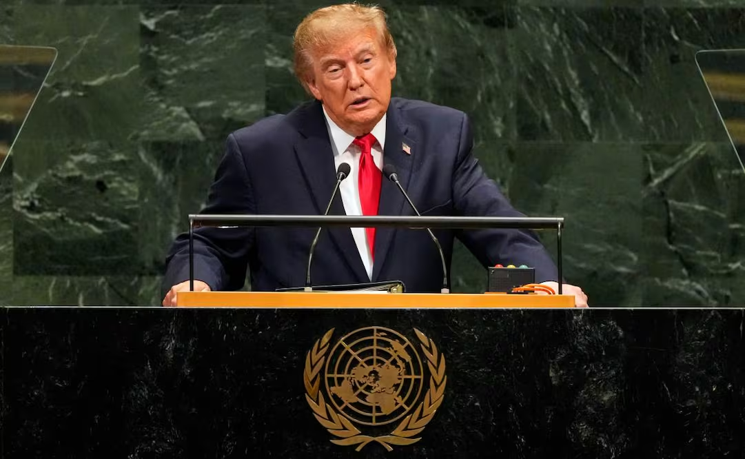 “México es el epicentro de la violencia de los cárteles”, dice Trump ante la ONU; destaca «grandes avances» con gobierno de Sheinbaum