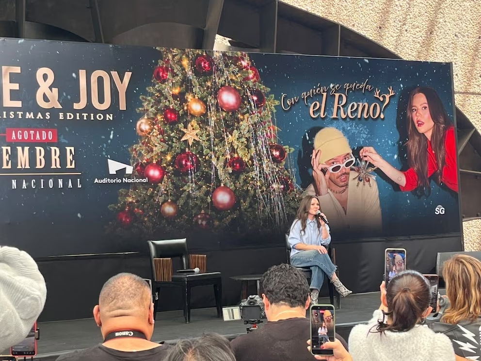 Joy enfrenta sola a los medios tras el desplante de Jesse y rompe en llanto: “No está con quien construí esto”