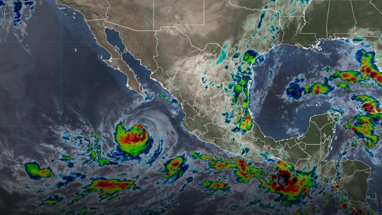 Huracán Rachel y Frente Frío número 1 provocarán lluvias en gran parte del país 